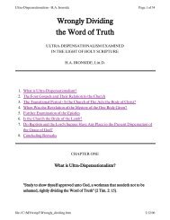 Wrongly Dividing the Word of Truth - Biblical-data.org