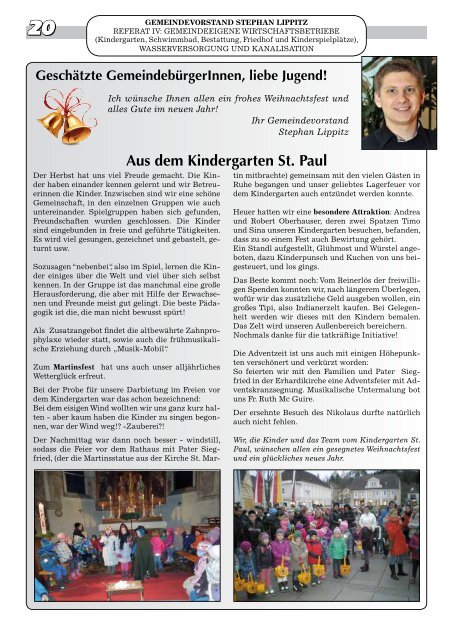 Gemeindezeitung Dezember 2013 - Marktgemeinde Sankt Paul im ...