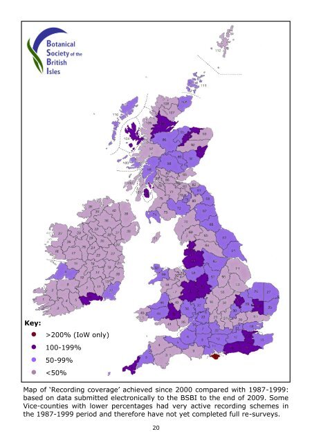 Recording the British and Irish flora 2010-2020 - Botanical Society of ...