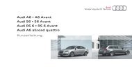 Audi A6 â¢ A6 Avant Audi S6 â¢ S6 Avant Audi RS 6 â¢ RS 6 Avant Audi ...