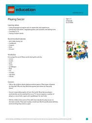 Activity: Playing Soccer - LEGO Education
