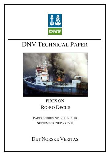 DNV Paper: Fire on ro-ro decks