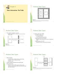 Chapter 4 Data Abstraction: The Walls Abstract Data Types Abstract ...