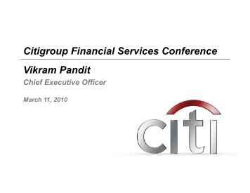 Present - Citigroup