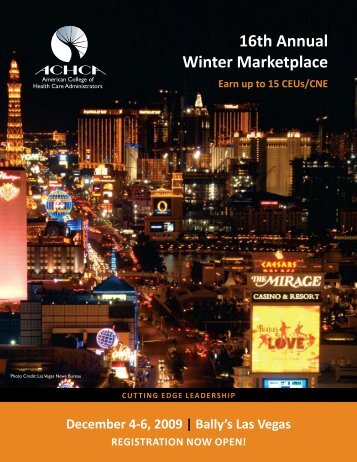 16th Annual Winter Marketplace Las Vegas - ACHCA