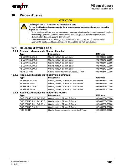 Structure et fonctionnement - EWM Hightec Welding GmbH