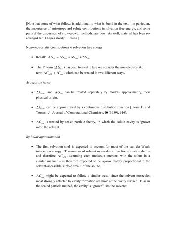 Solvation free energy and Modeling chemical reactions - Cobalt
