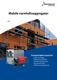 Mobile varmluftsaggregater - Dantherm