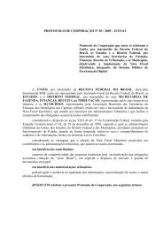 Protocolo Enat 03/2005 - Secretaria da Fazenda do Estado de GoiÃ¡s