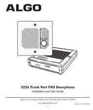 3226 Trunk Port FXO Doorphone