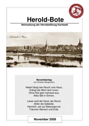 Herold-Bote - Otto und Anna Herold Altersheimstiftung Karlstadt