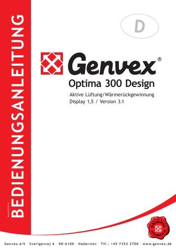 Optima 300 DESIGN - Genvex