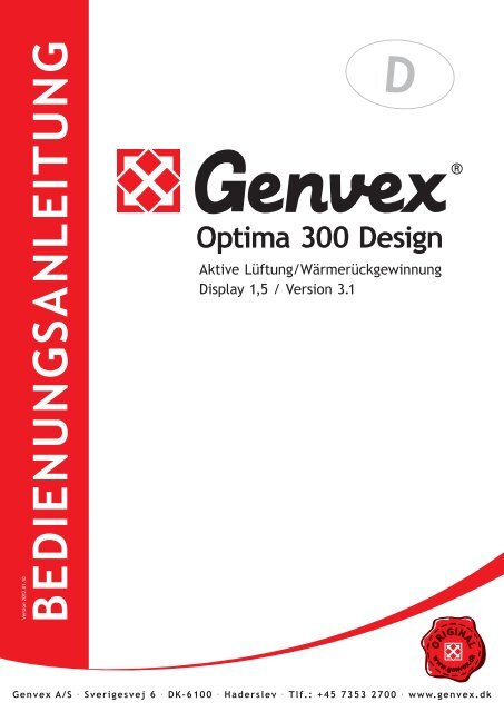 Optima 300 DESIGN - Genvex