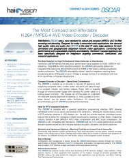 The Most Compact and Affordable H.264 / MPEG-4 AVC ... - AV-iQ