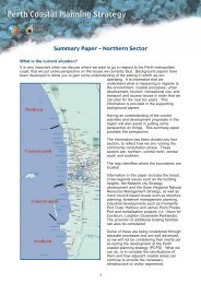 Summary Paper Ã¢Â€Â“ Northern Sector - Western Australian Planning ...