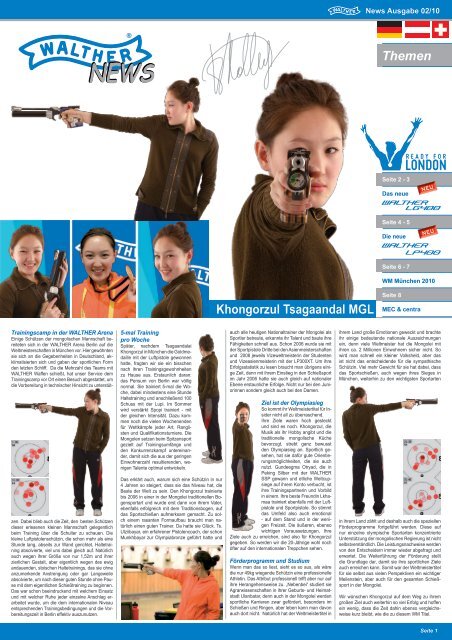 Khongorzul Tsagaandal MGL Themen Walther