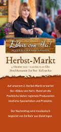 Herbst-Markt - Hotel Zur Post