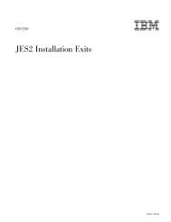 OS/390 JES2 Installation Exits