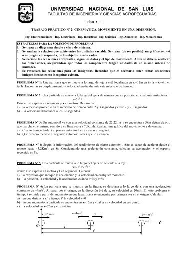 FISICA I - fices - Universidad Nacional de San Luis