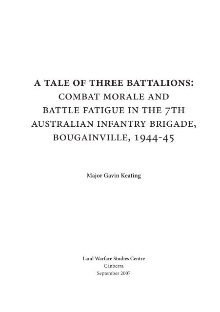 View the pdf - Australian Army