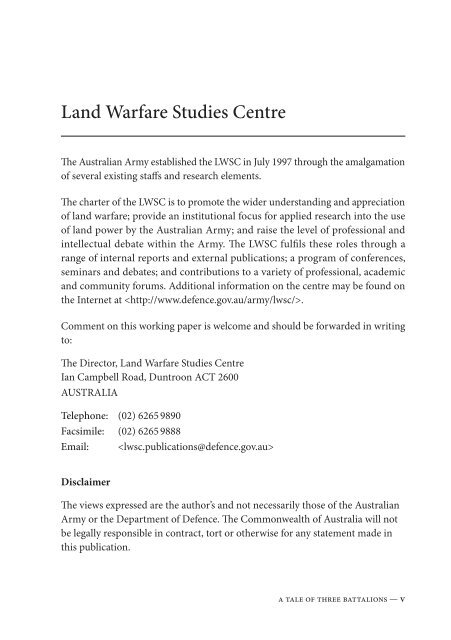 View the pdf - Australian Army