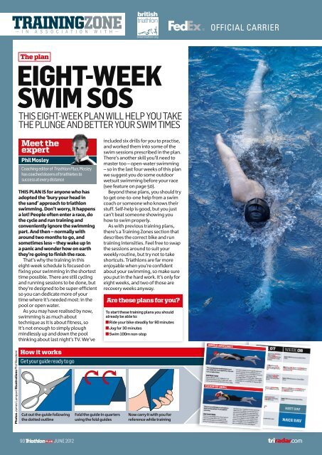 EIGHT-WEEK SWIM SOS - TriRadar.com