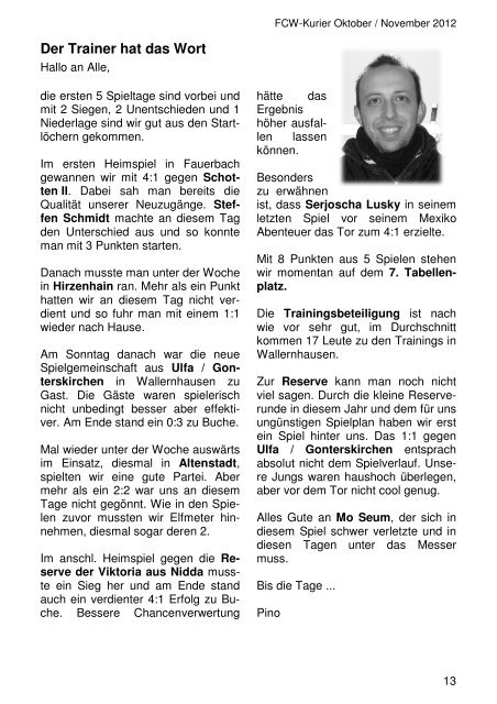 Download von Heft 2012 / 4 - fcw-kurier.de