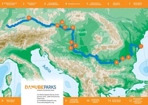 NETZWERK DER DONAU-SCHUTZGEBIETE - DANUBEPARKS