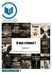 A vos crimes ! Saison 1 : les dÃ©couvertes polar de l'annÃ©e 2010-2011