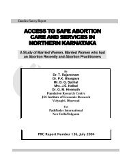 ACCESS TO SAFE ABORTION CARE AND SERVICES IN ... - PRC