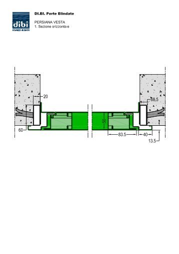 01.02.12.dwg Sezione orizzontale (1 - DI.BI. Porte Blindate