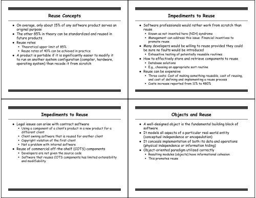 CHAPTER 08 REUSABILITY AND PORTABILITY