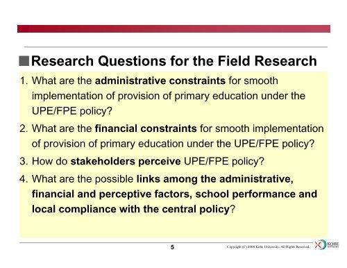 A Critical Analysis on Free Primary Education Policy― Evidences ...