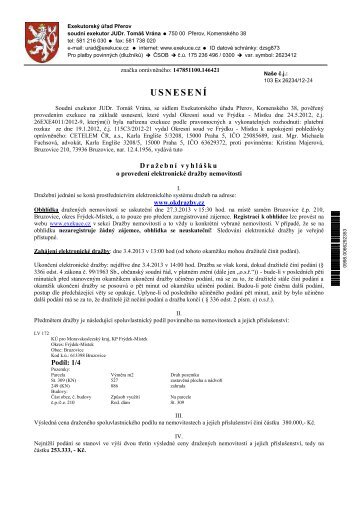 ElektronickÃ½ dokument - FrÃ½dek-MÃ­stek