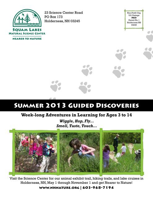 2013 Guided Discoveries - Squam Lakes Natural Science Center