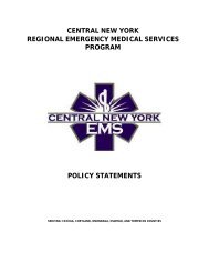 Policy Statement - CNY EMS