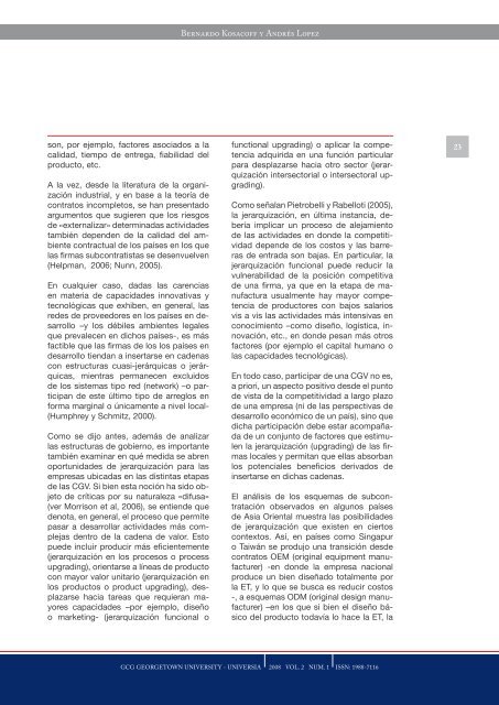 2008 Vol. 2 Num. 1 - GCG: Revista de GlobalizaciÃ³n, Competitividad ...