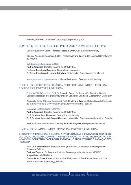 2008 Vol. 2 Num. 1 - GCG: Revista de GlobalizaciÃ³n, Competitividad ...