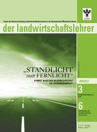 der landwirtschaftslehrer inhaLt - landwirtschaftslehrer.com