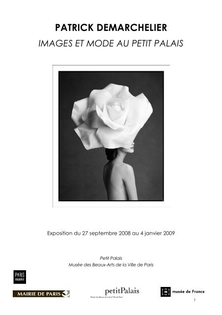 PATRICK DEMARCHELIER - Le Petit Palais - Ville de Paris
