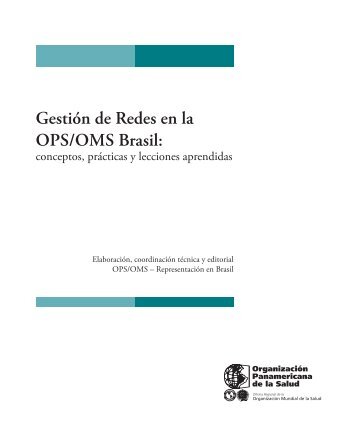GestiÃ³n de Redes en la OPS/OMS Brasil: - PAHO/WHO