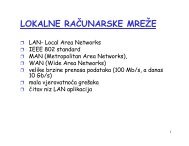 LOKALNE RAÄUNARSKE MREÅ½E