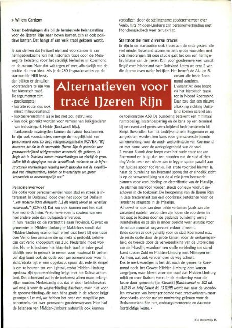 Ruimtelijk maart 2000 - Stichting Ruimte Roermond