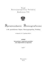 Aneks cz. 1 - Sejm Rzeczypospolitej Polskiej