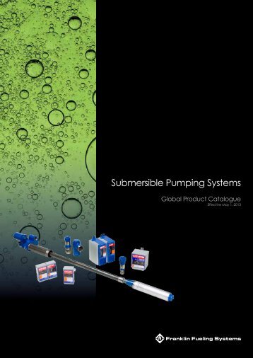 Submersible Pumping Systems EMEA - Franklin Fueling Systems