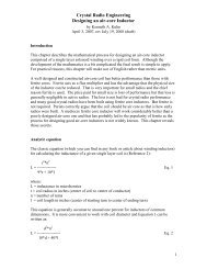 Crystal Radio Engineering Designing an air-core ... - Ken Kuhn's