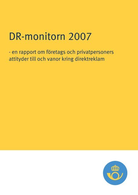 DR-monitorn 2007 (pdf) - PostNord