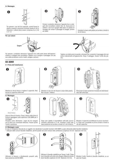 manuale bx80nr_868.cdr - Sbeco.it