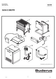 G234 X BE/FR - Buderus