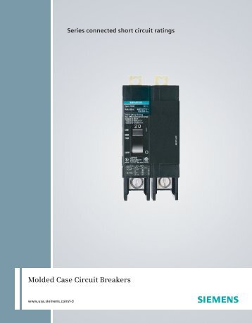 Molded Case Circuit Breakers - Siemens